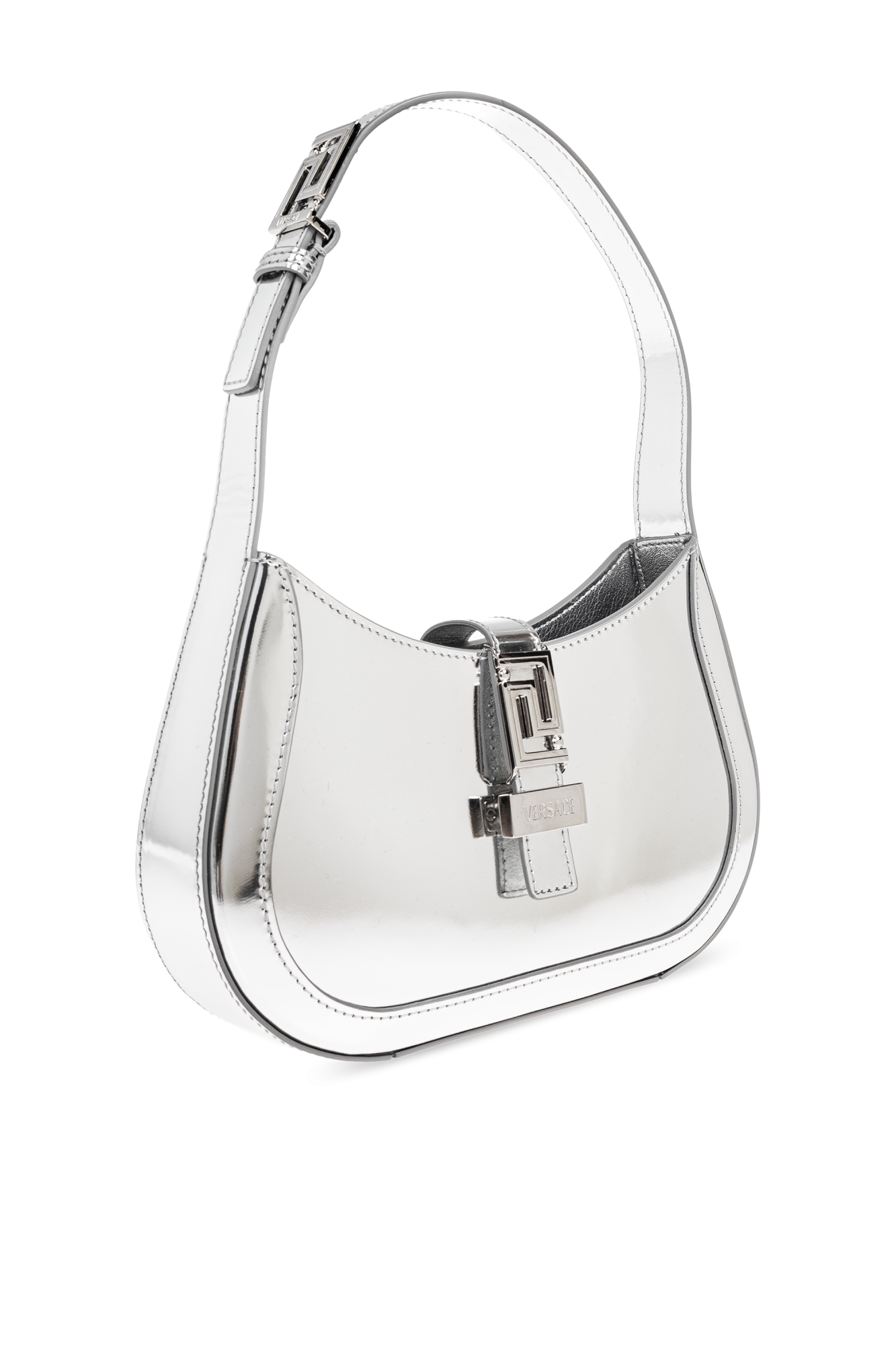 Silver Shoulder bag `Greca Goddess Small` Versace - Vitkac